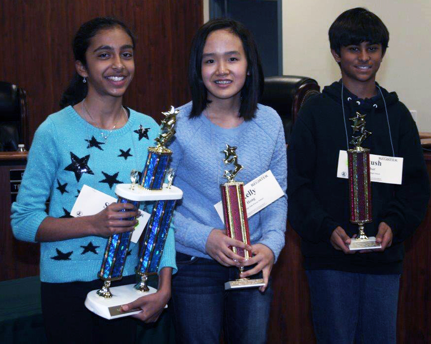 An image of the 2015 Orange County Spelling Bee winners