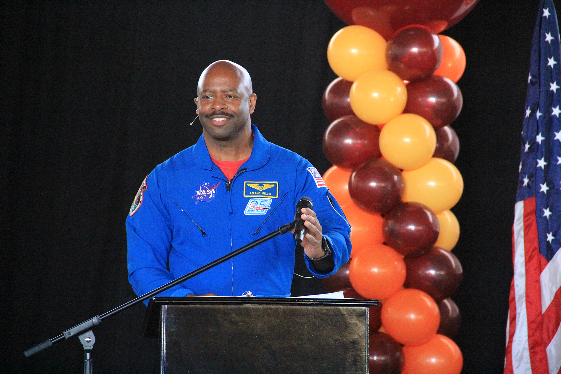 Astronaut Leland Melvin