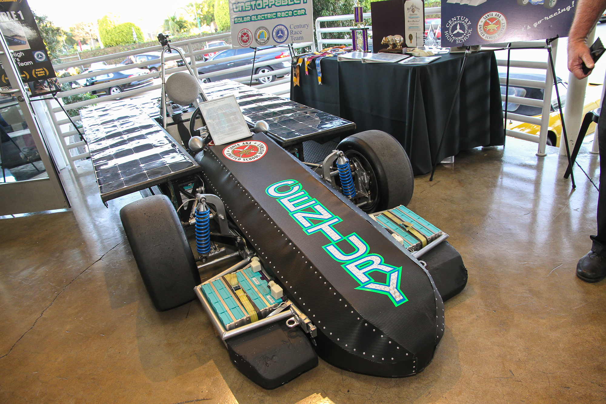 Unstoppable 1 solar electric race car