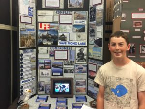 Zane Pert and his National History Day project