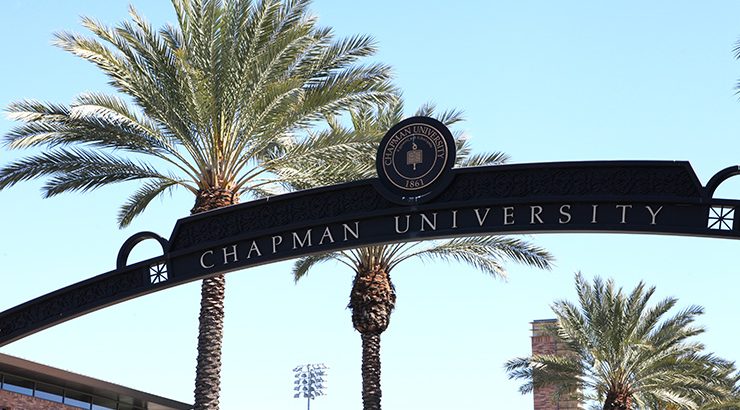 Chapman University signage