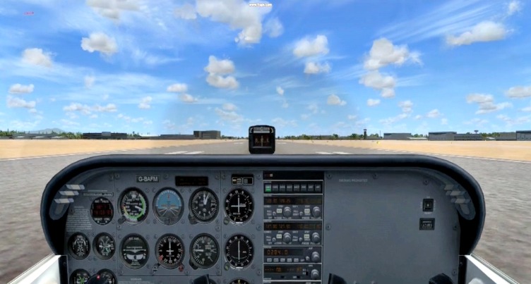 Flight simulator from Canyon High School