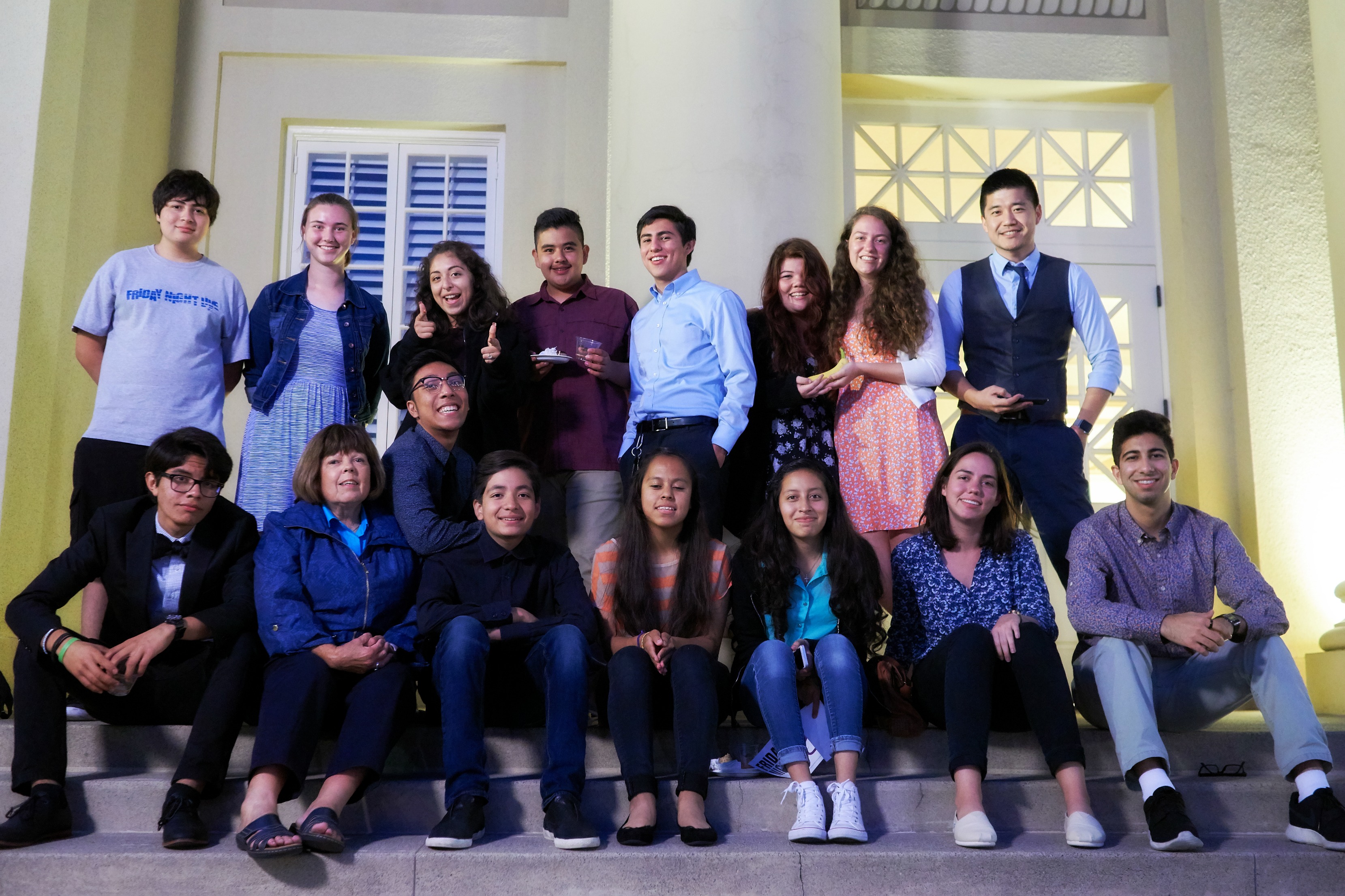 An image of students involved in OCDE's Orange County Friday Night Live Partnership