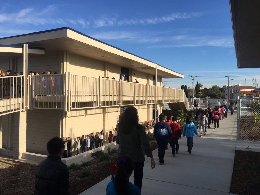 An image of Stoddard Elementary School in the Anaheim Elementary School District 
