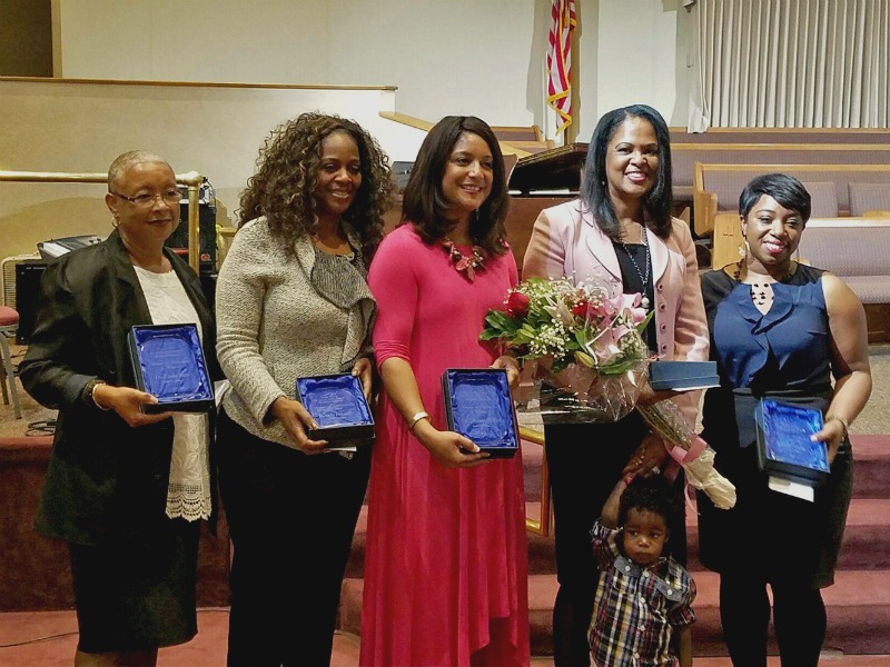 The 2017 recipients of the O.C. Martin Luther King, Jr. Woman of Distinction award 