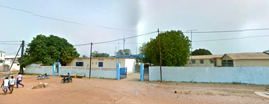 A Google Maps image of Lycee Maba Diakhou Ba Secondary School in Senegal