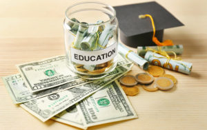 money in education jar