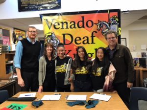 Students from the Blue team at Venado Middle School