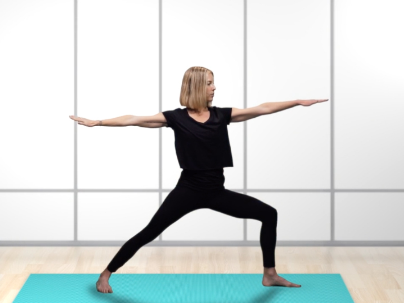 Woman doing yoga