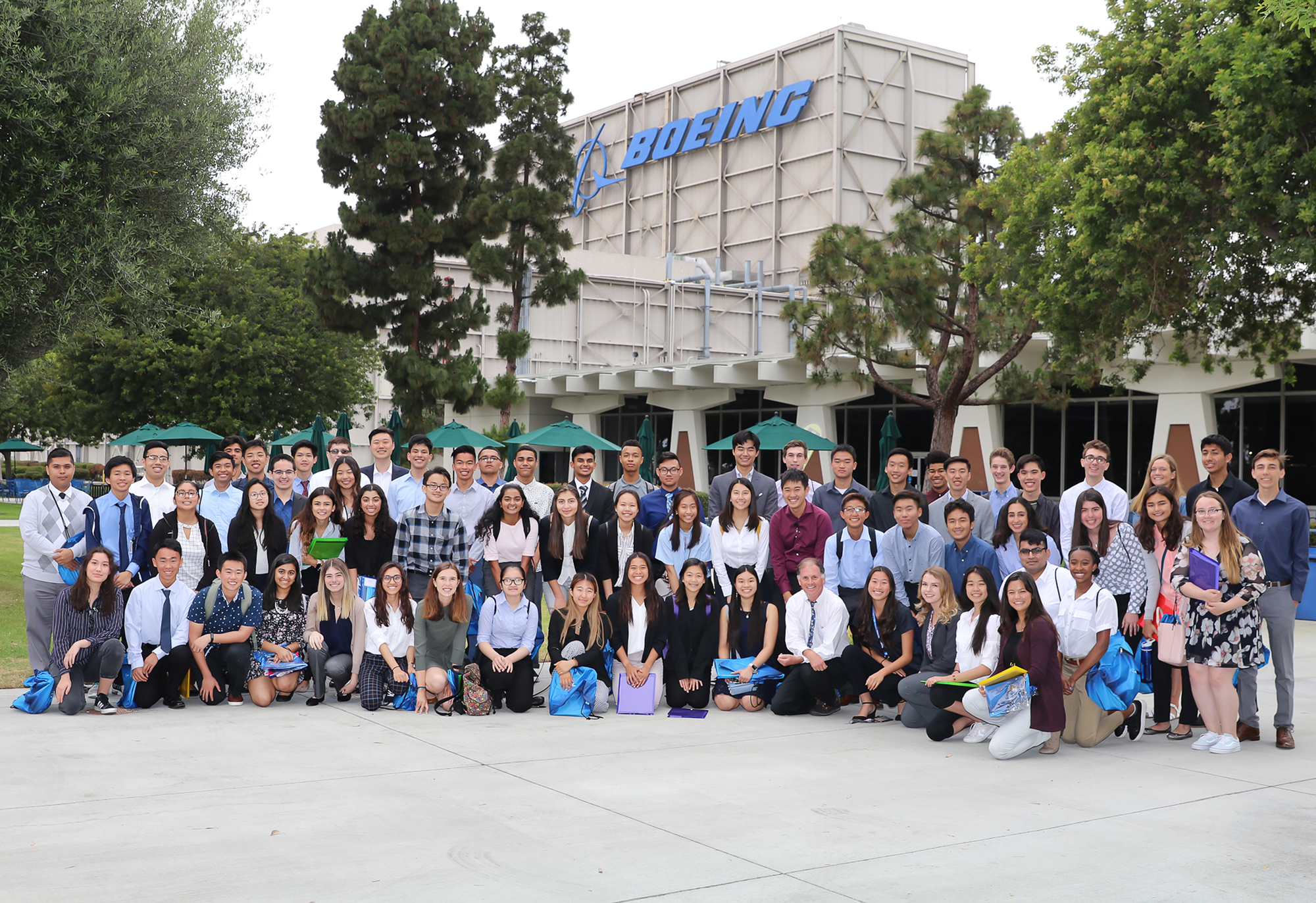 Dozens of students at Boeing