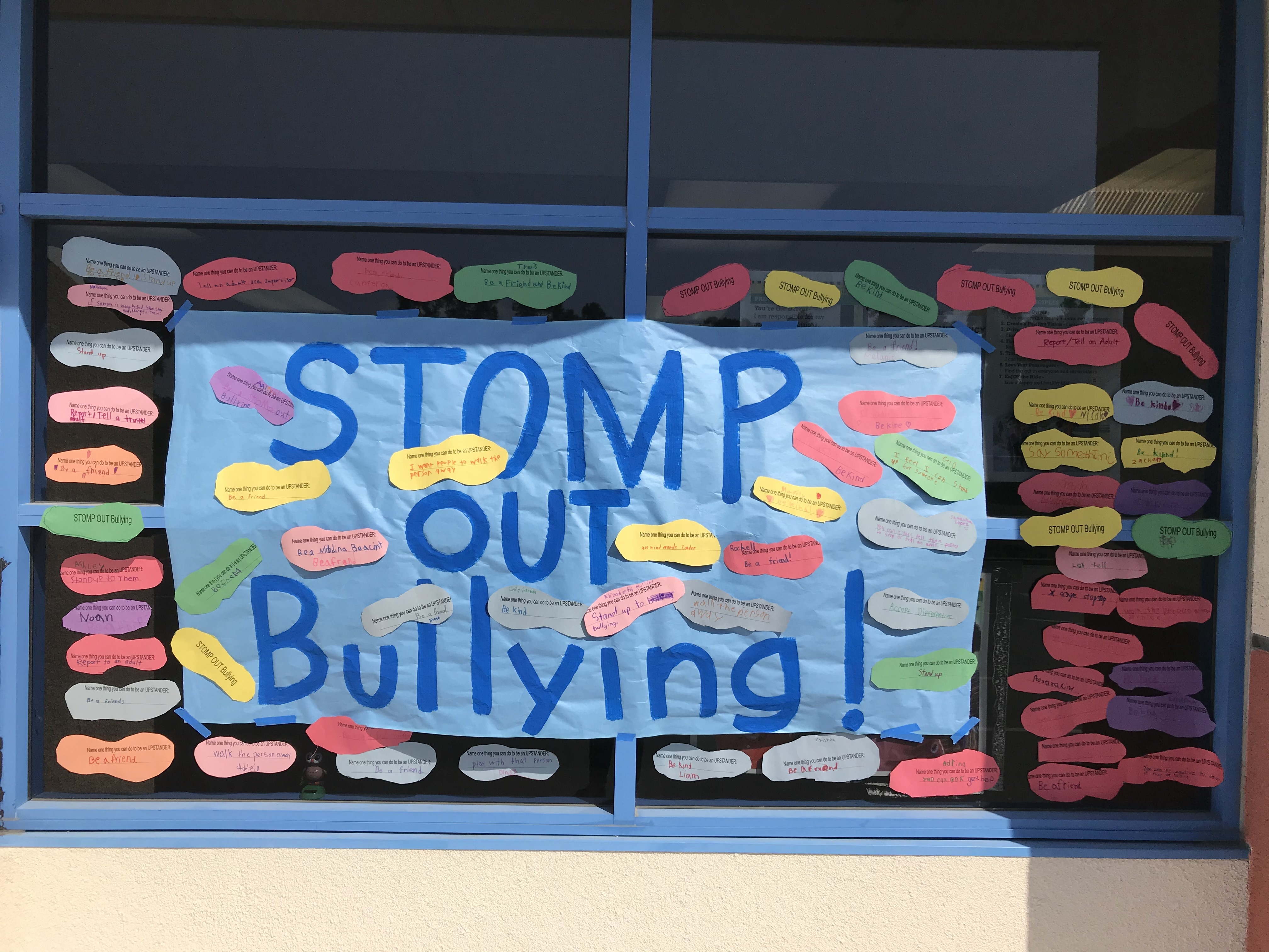 Stomp Out Bullying sign