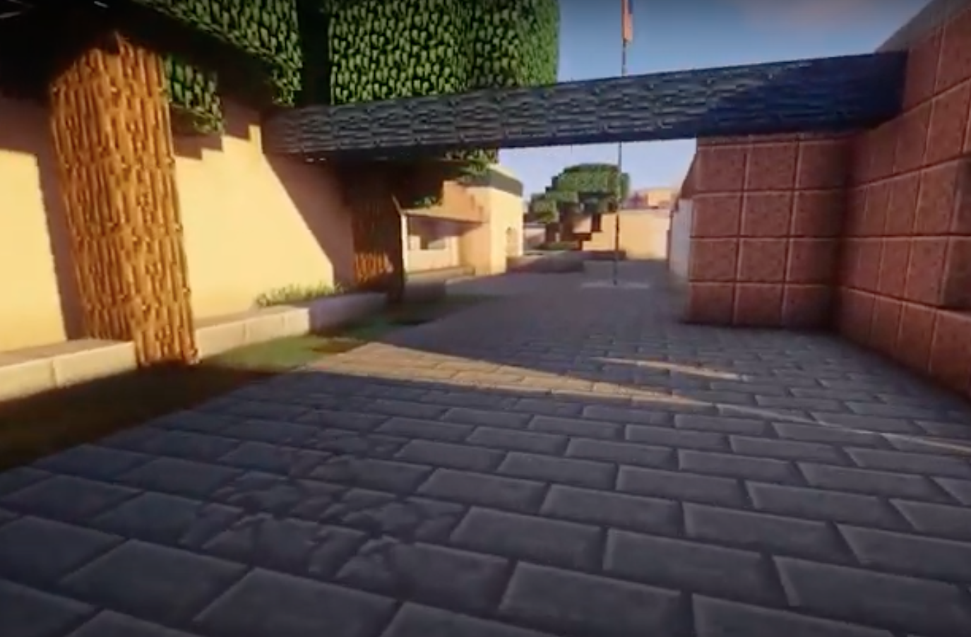 Screenshot of Minecraft campus