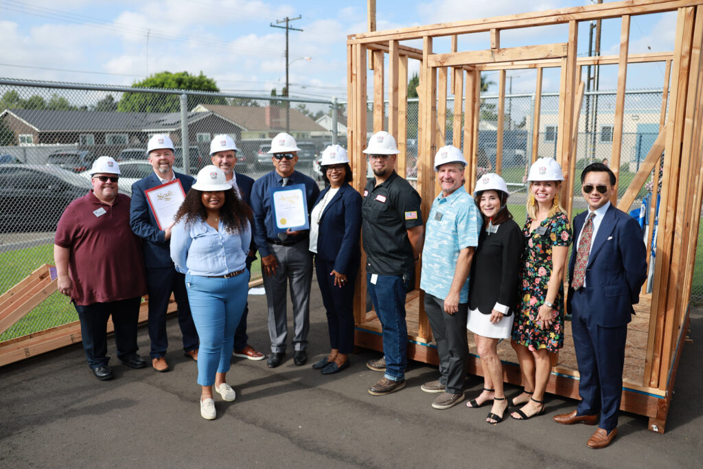 Fullerton School District invited community partners to its unveiling of the Tiny Home project