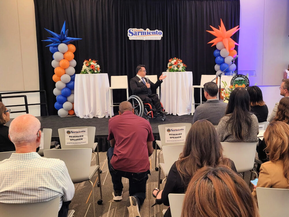 Dr. Bean joins county supervisor for Small-Scale Housing Summit