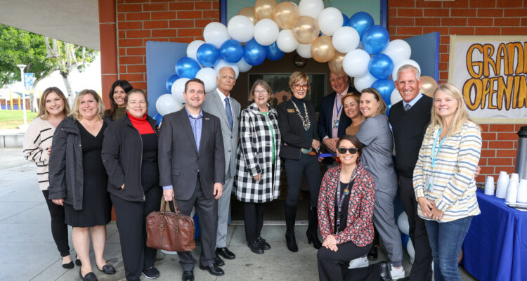 Fountain Valley High School WellSpace center ribbon-cutting event