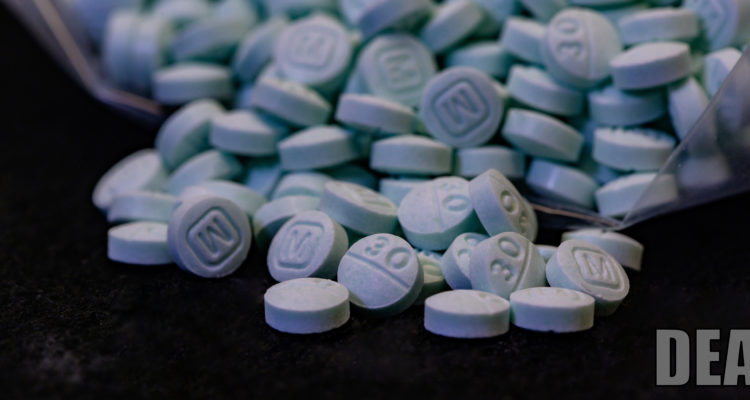 Counterfeit oxycodone