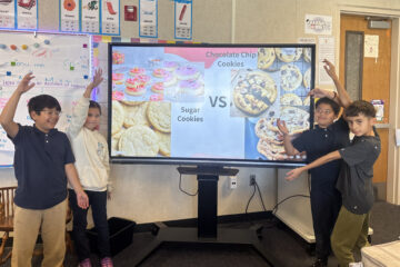 Franklin Elementary School cookie mock election