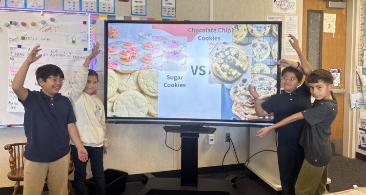 Franklin Elementary School cookie mock election