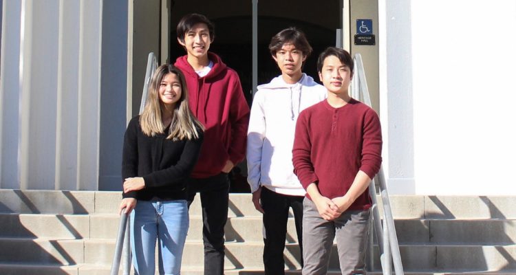 Four Garden Grove High School students