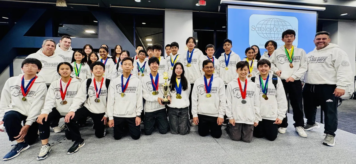 IUSD Sierra Vista MS Science Olympiad Team