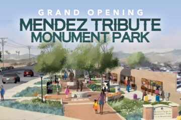 Mendez Tribute Monument Park rendering