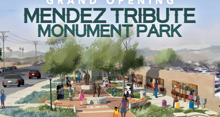 Mendez Tribute Monument Park rendering