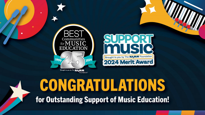 2024 NAMM Foundation Best Communities for Music Education