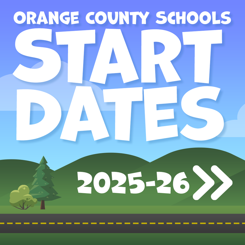 School start dates graphic