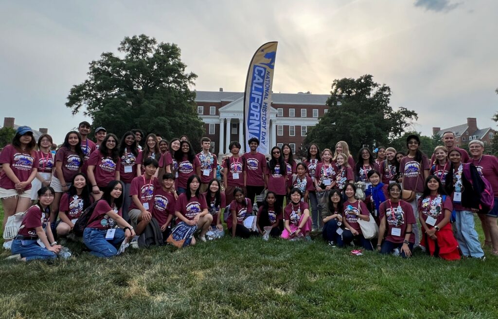 California students compete at the National History Day nationals contest in College Park, Maryland from June 11 to June 15.