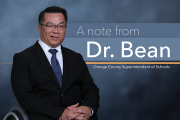 A note from Dr. Bean