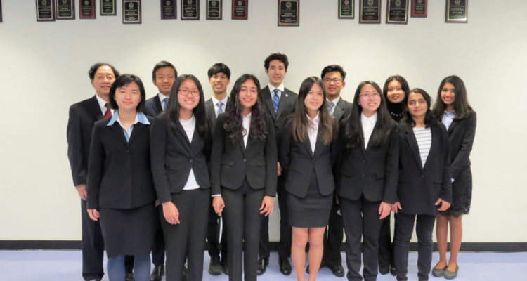 Woodbridge High's Academic Decathlon team