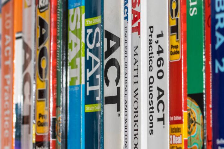 ACT test books