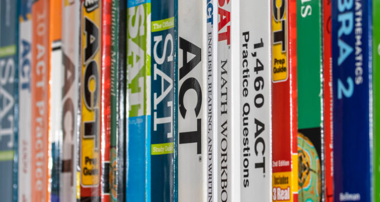 ACT test books