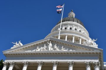 Exterior view of the California State Capitol building in Sacramento