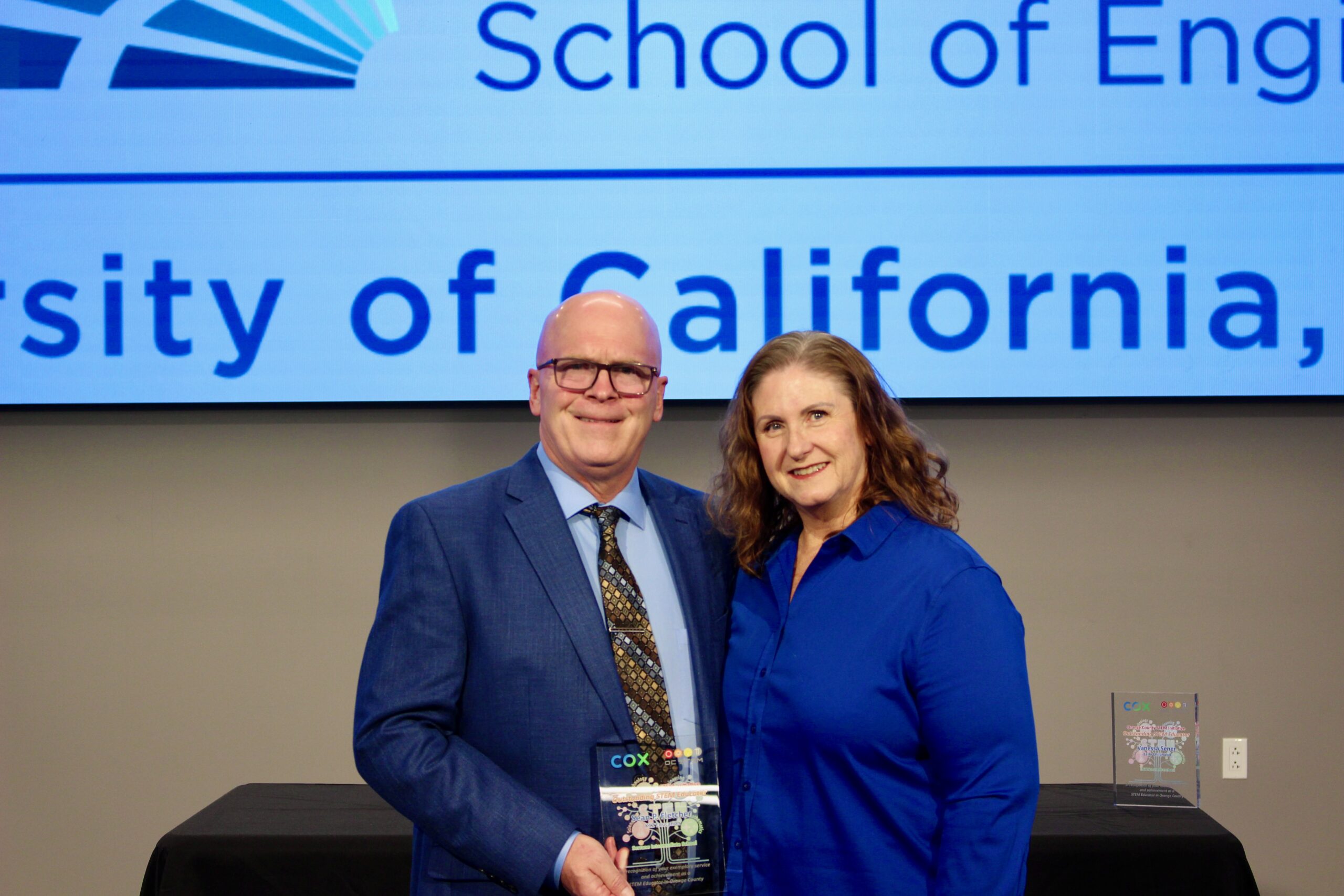 Outstanding STEM educator with family