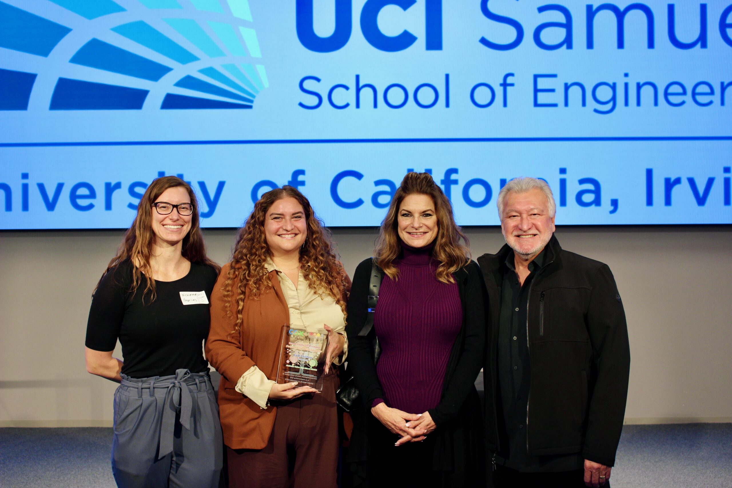 Outstanding STEM educator with family