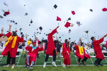 San Clemente High School Graduates at Thalassa Stadium in San Clemente (Photo by Mark Rightmire, Orange County Register/SCNG Photographer)