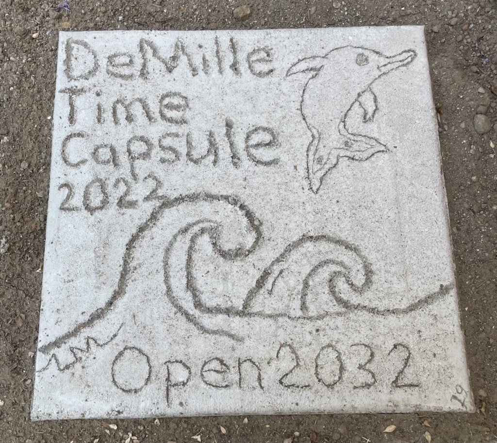 DeMille Elementary time capsule