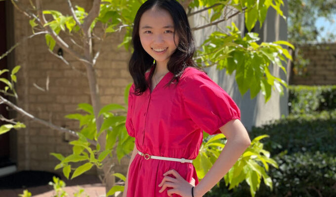 Troy High School sophomore Cloris Shi. (The 74 / Cloris Shi)