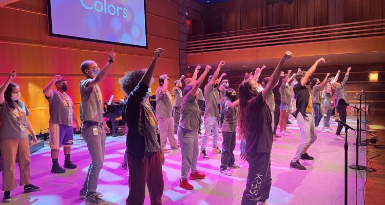 Summer at the Center rehearsal