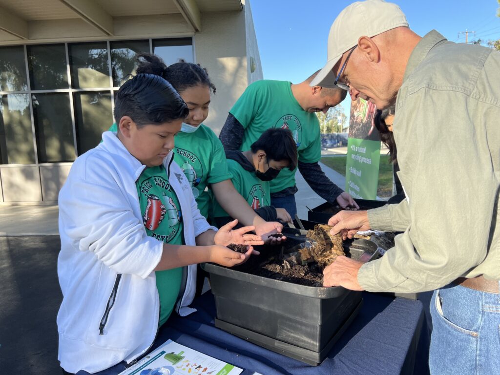 Price Elementary composting lesson