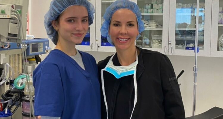 A mentor and mentee in Newport-Mesa Unified