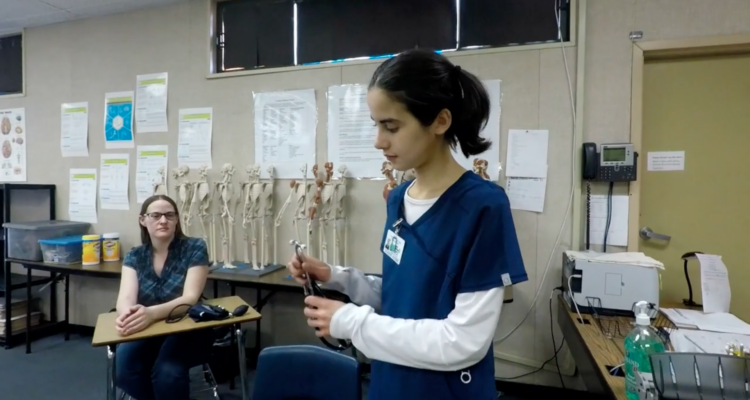 CTE student in Health Sciences