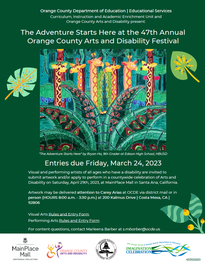 2023 Orange County Arts and Disability