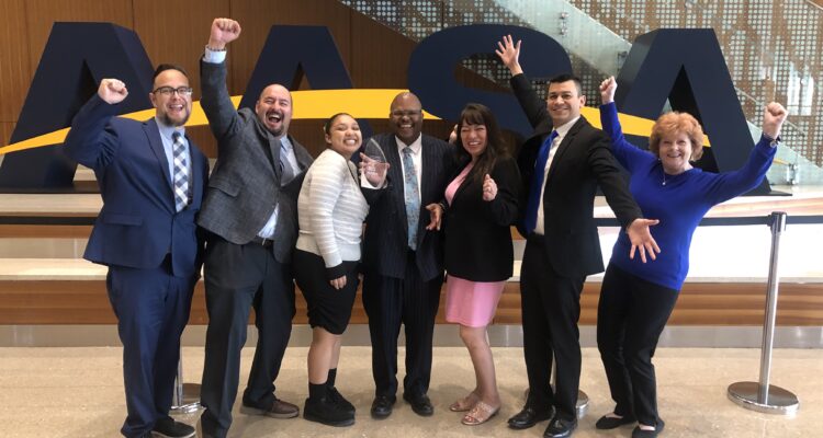 Anaheim Elementary School District superintendent, his family and AESD Board of Education members