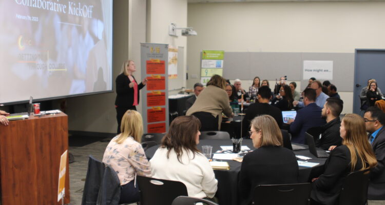 OC Pathways hosts the first K-16 Regional Education Collaborative meeting on Feb. 7, 2023.