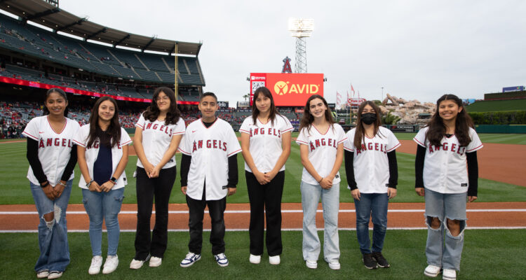 Eight Orange County students are awarded scholarships from the Angels Baseball Foundation.(Courtesy of Angels Baseball)