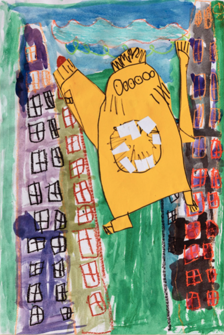 "Monster in the City" by kindergartner Reegan Bringer