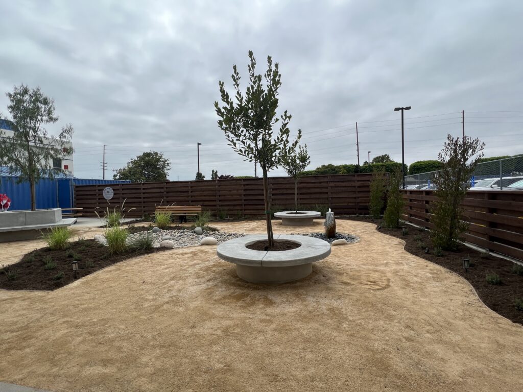 Los Alamitos Unified School District opens the Oasis Garden to students and staff on Sept. 6. (Courtesy of Los Alamitos Unified)