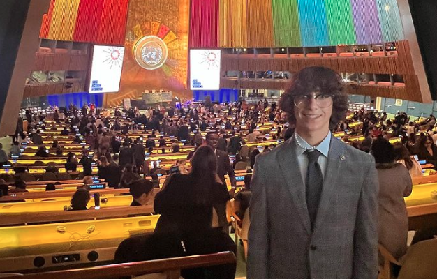 Ryan Honary speaks before world leaders